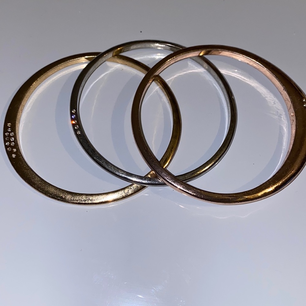 3 bangle bracelets